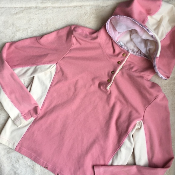 dior pink hoodie